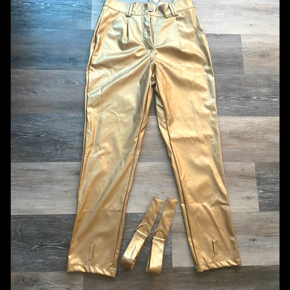Gold pants